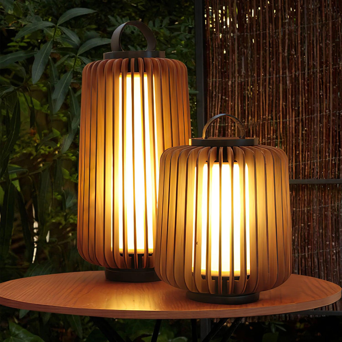 Gildenmere Teak Wood Outdoor Light-Moonnatur