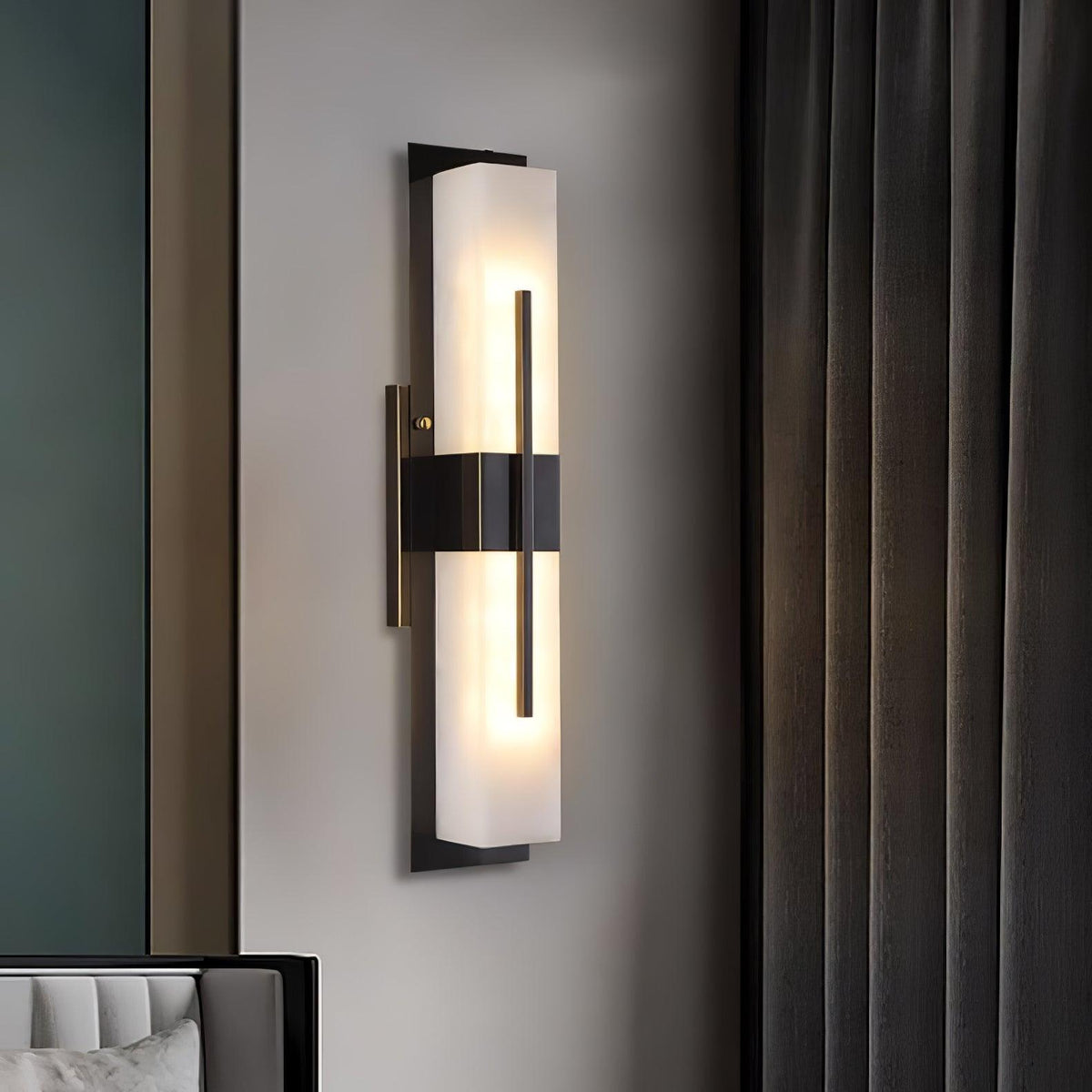 Zelvenfern Alabaster Wall Light-Moonnatur