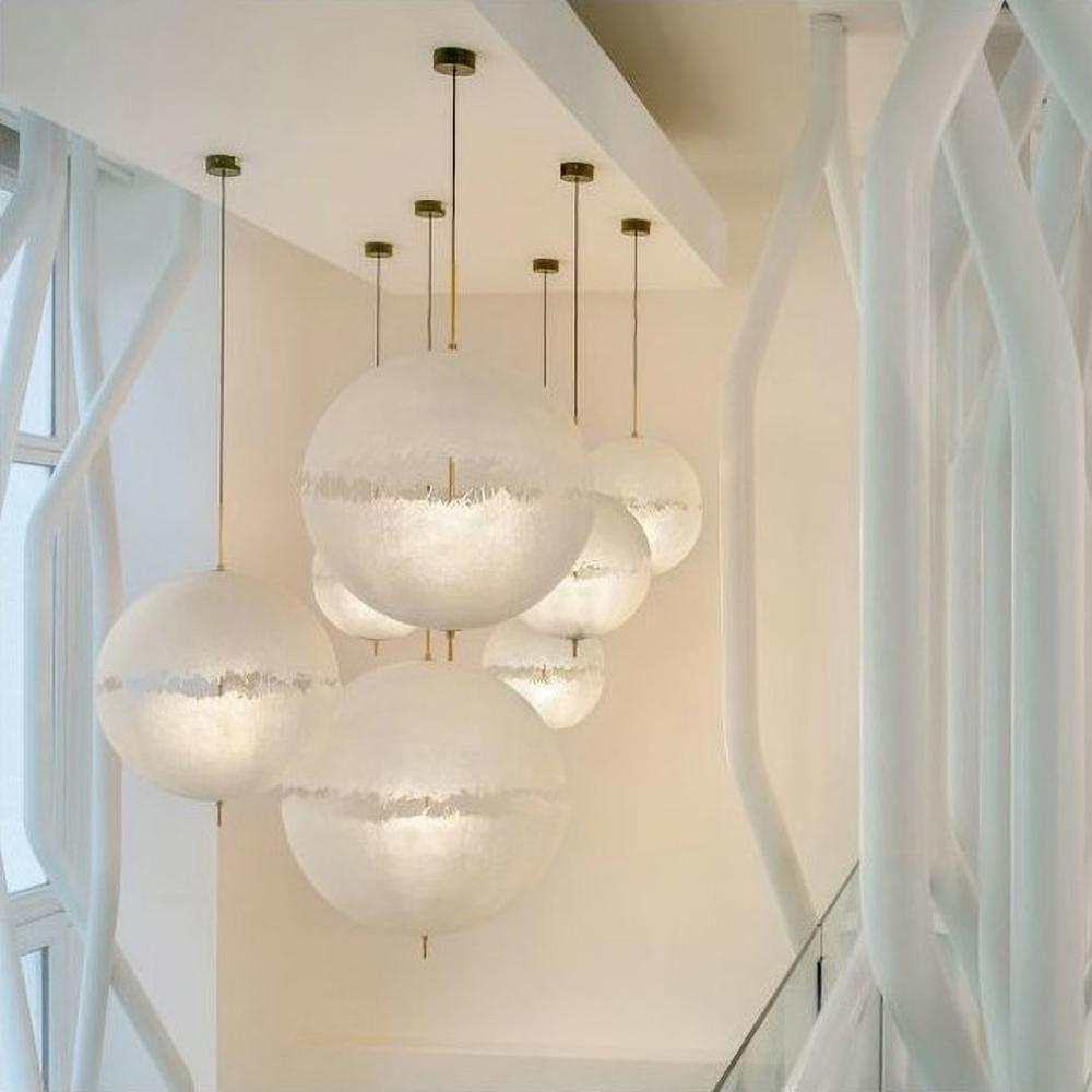Iveross Fibreglass Pendant Light-Moonnatur