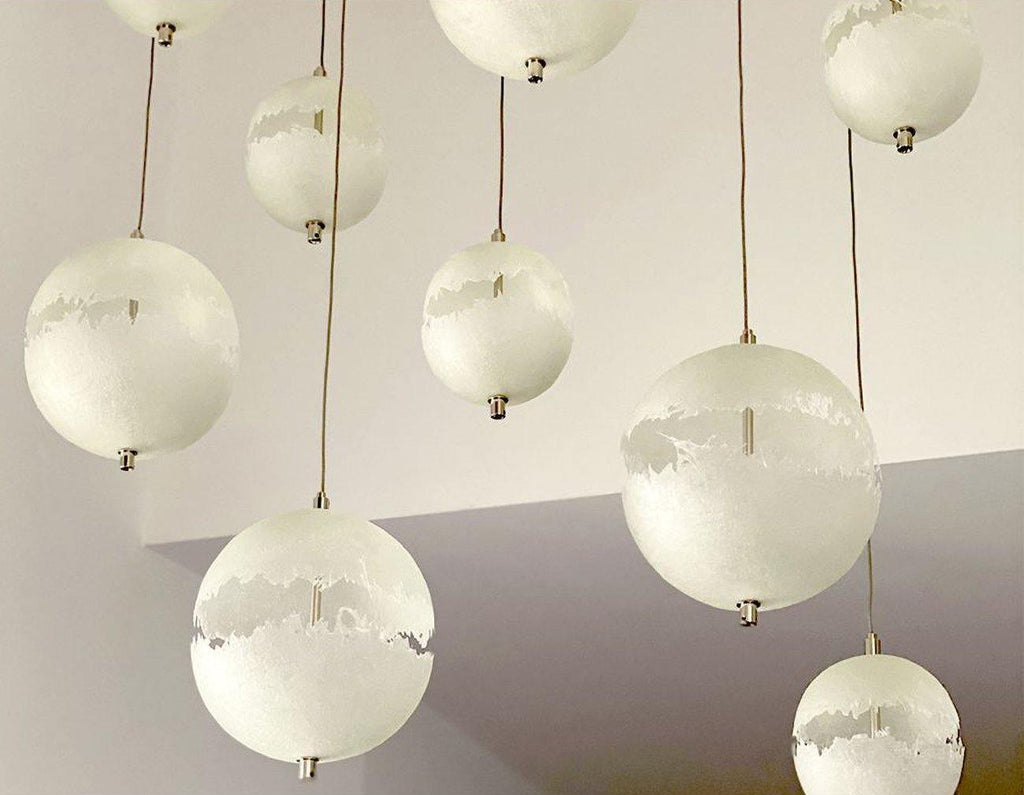 Iveross Fibreglass Pendant Light-Moonnatur
