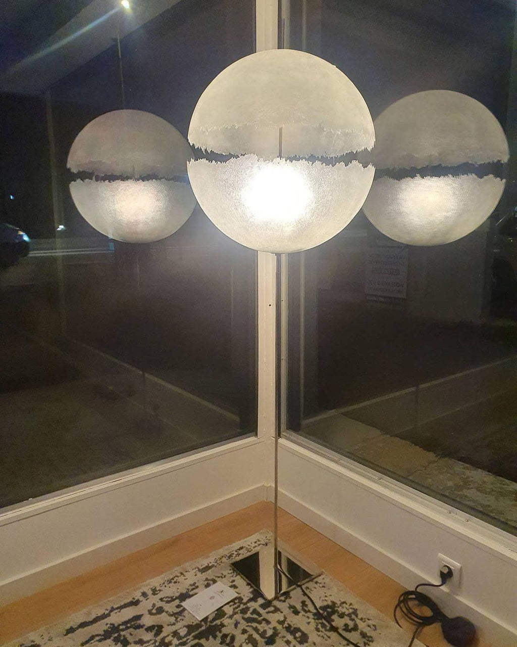 Iveross Fibreglass Pendant Light-Moonnatur