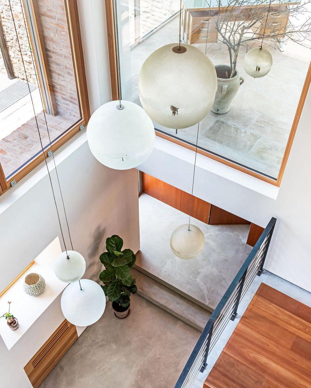 Iveross Fibreglass Pendant Light-Moonnatur