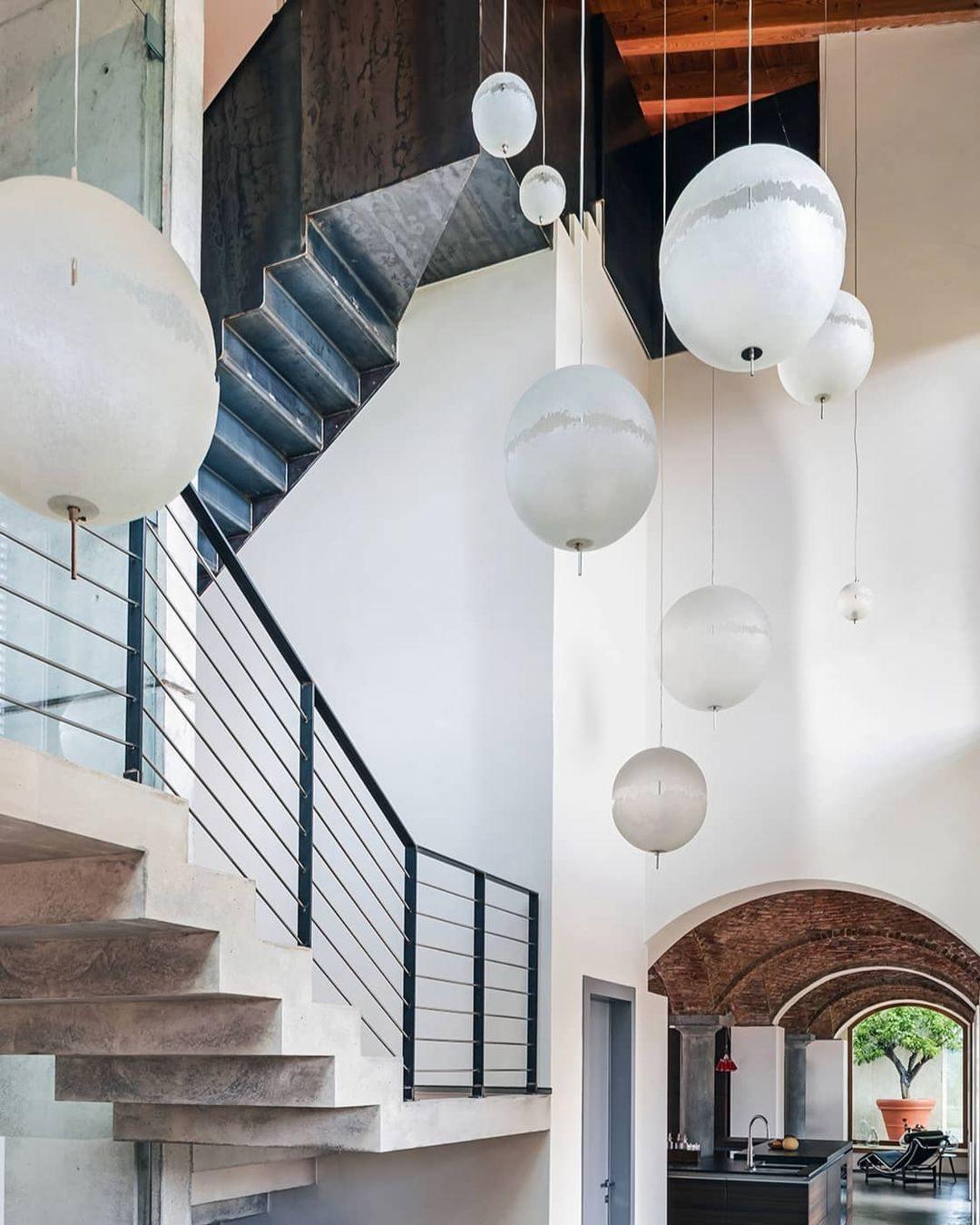 Iveross Fibreglass Pendant Light-Moonnatur