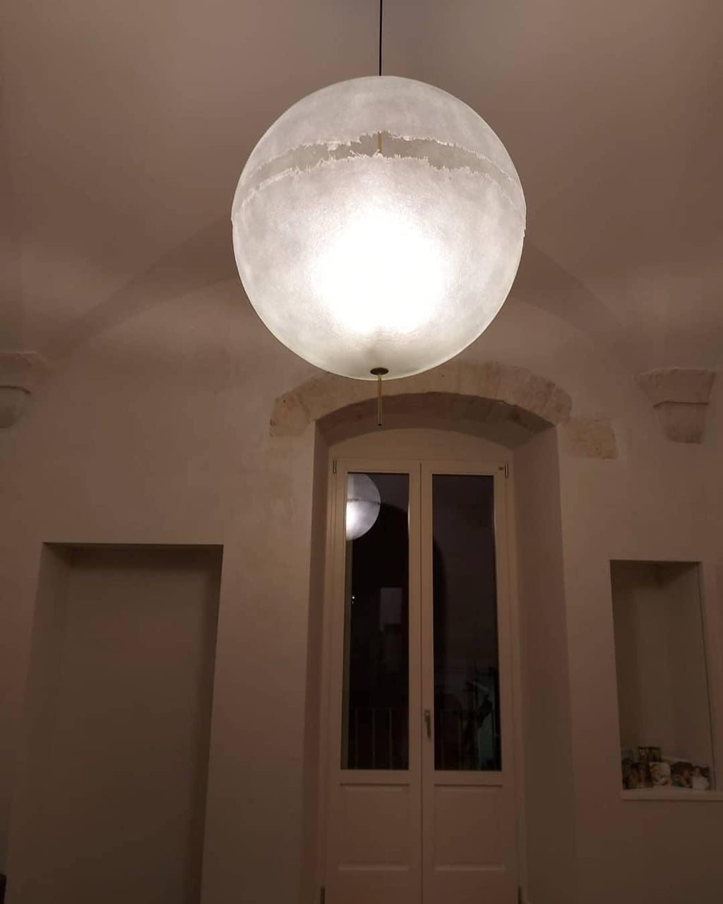 Iveross Fibreglass Pendant Light-Moonnatur