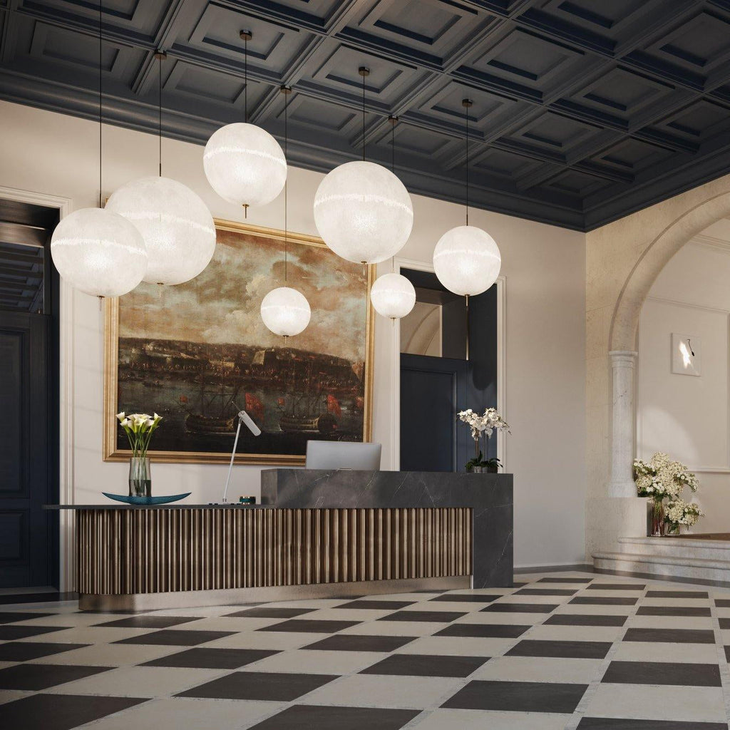 Iveross Fibreglass Pendant Light-Moonnatur