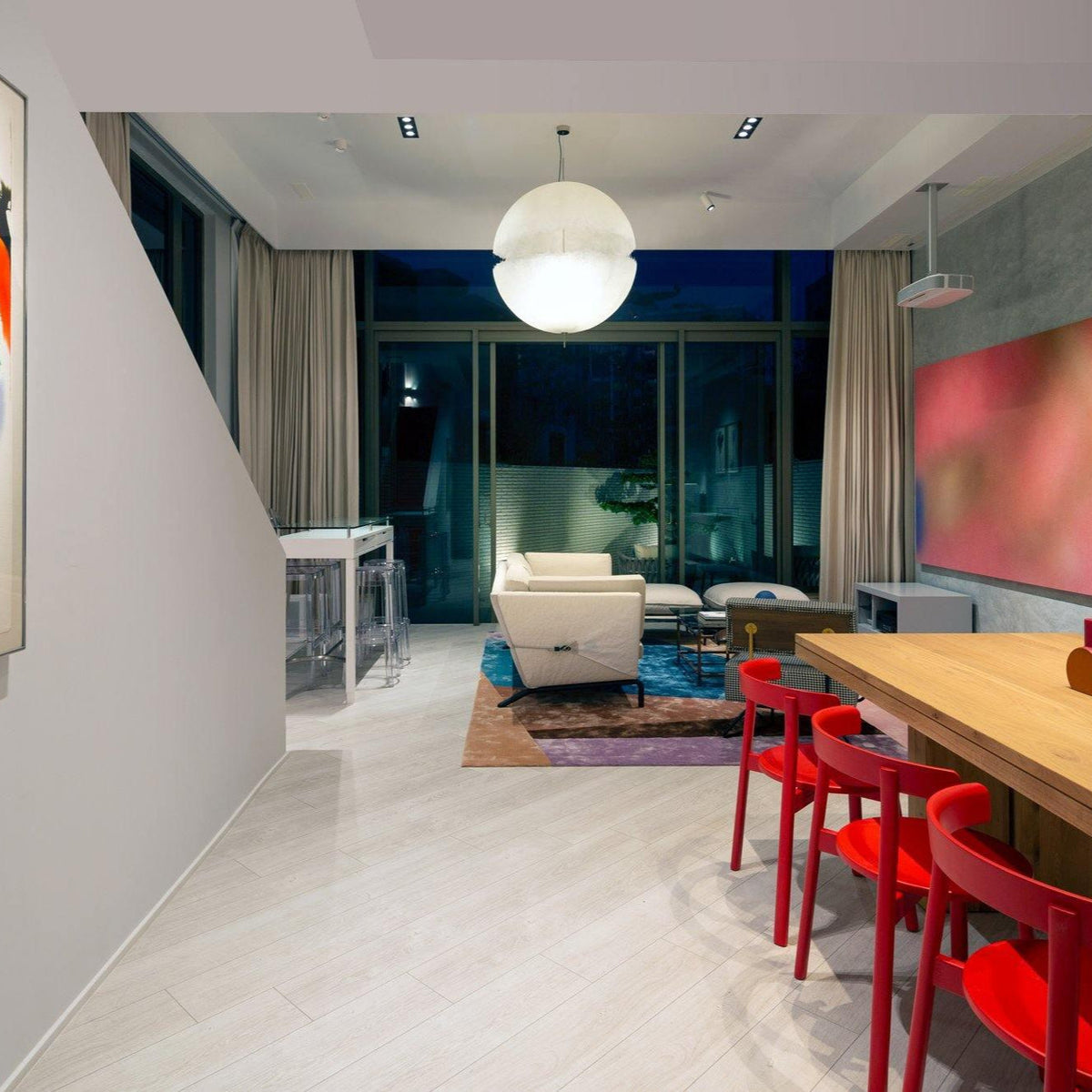 Iveross Fibreglass Pendant Light-Moonnatur