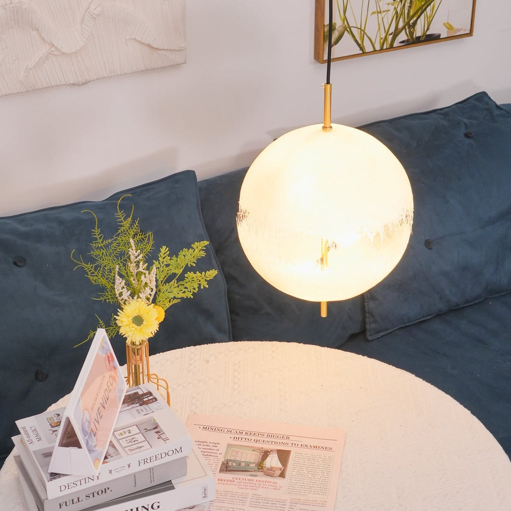 Iveross Fibreglass Pendant Light-Moonnatur