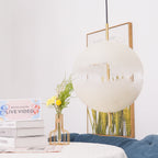 Iveross Fibreglass Pendant Light-Moonnatur