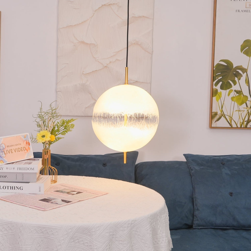 Iveross Fibreglass Pendant Light-Moonnatur