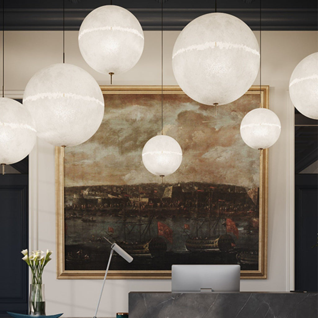 Iveross Fibreglass Pendant Light-Moonnatur