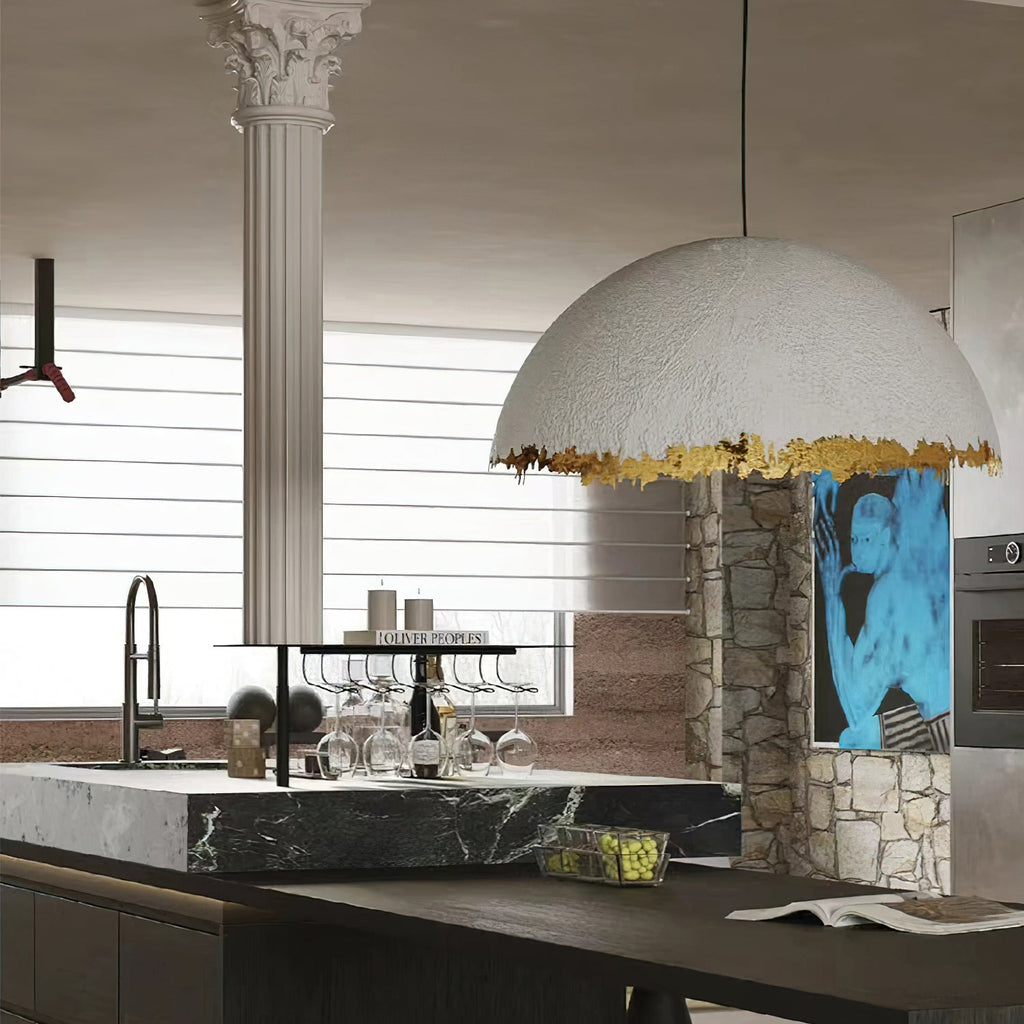 Jareneth Fibreglass Pendant Light-Moonnatur