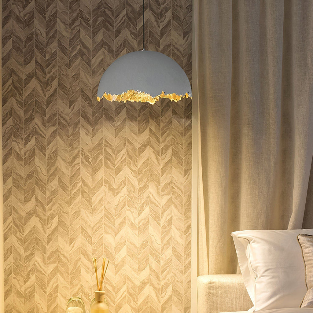 Jareneth Fibreglass Pendant Light-Moonnatur