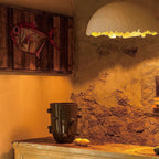 Jareneth Fibreglass Pendant Light-Moonnatur
