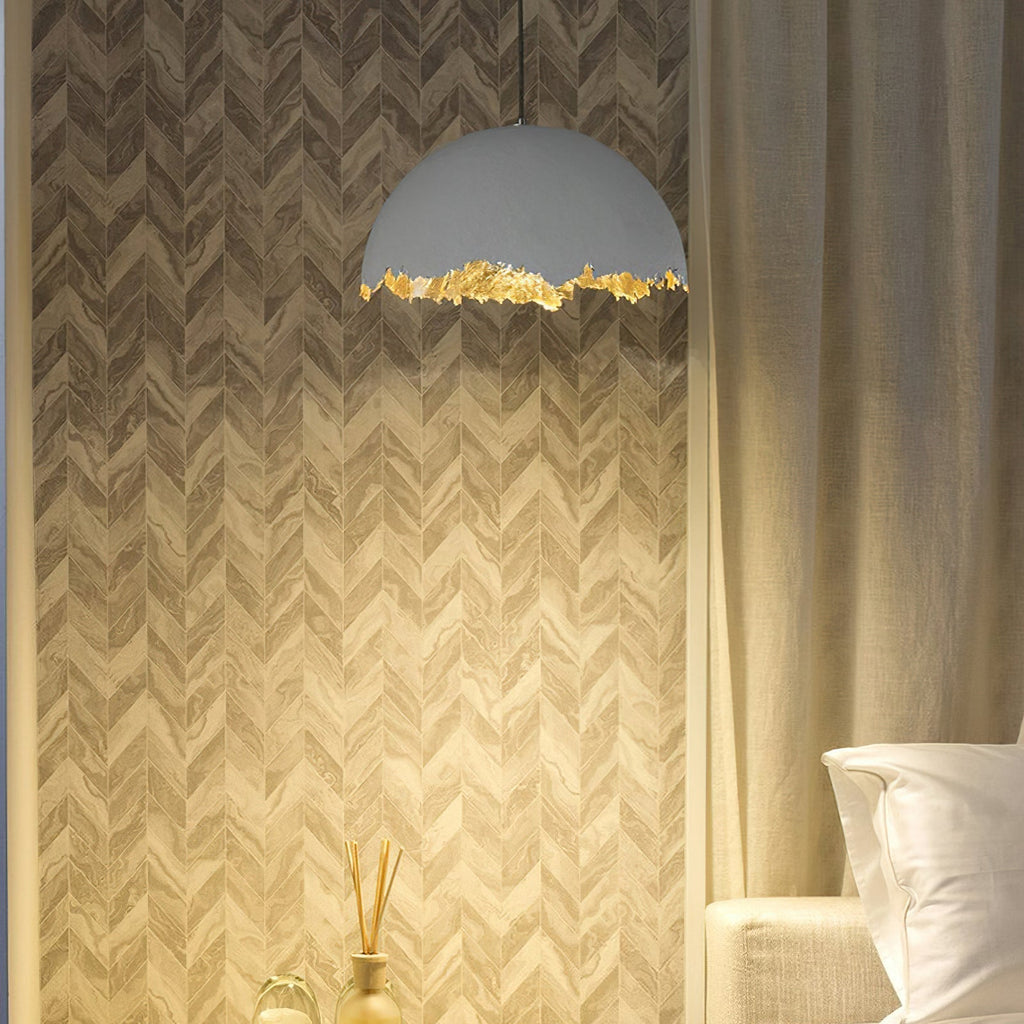 Jareneth Fibreglass Pendant Light-Moonnatur