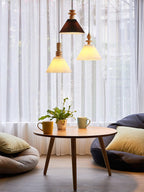 Tardenelis Fabric Pendant Light-Moonnatur