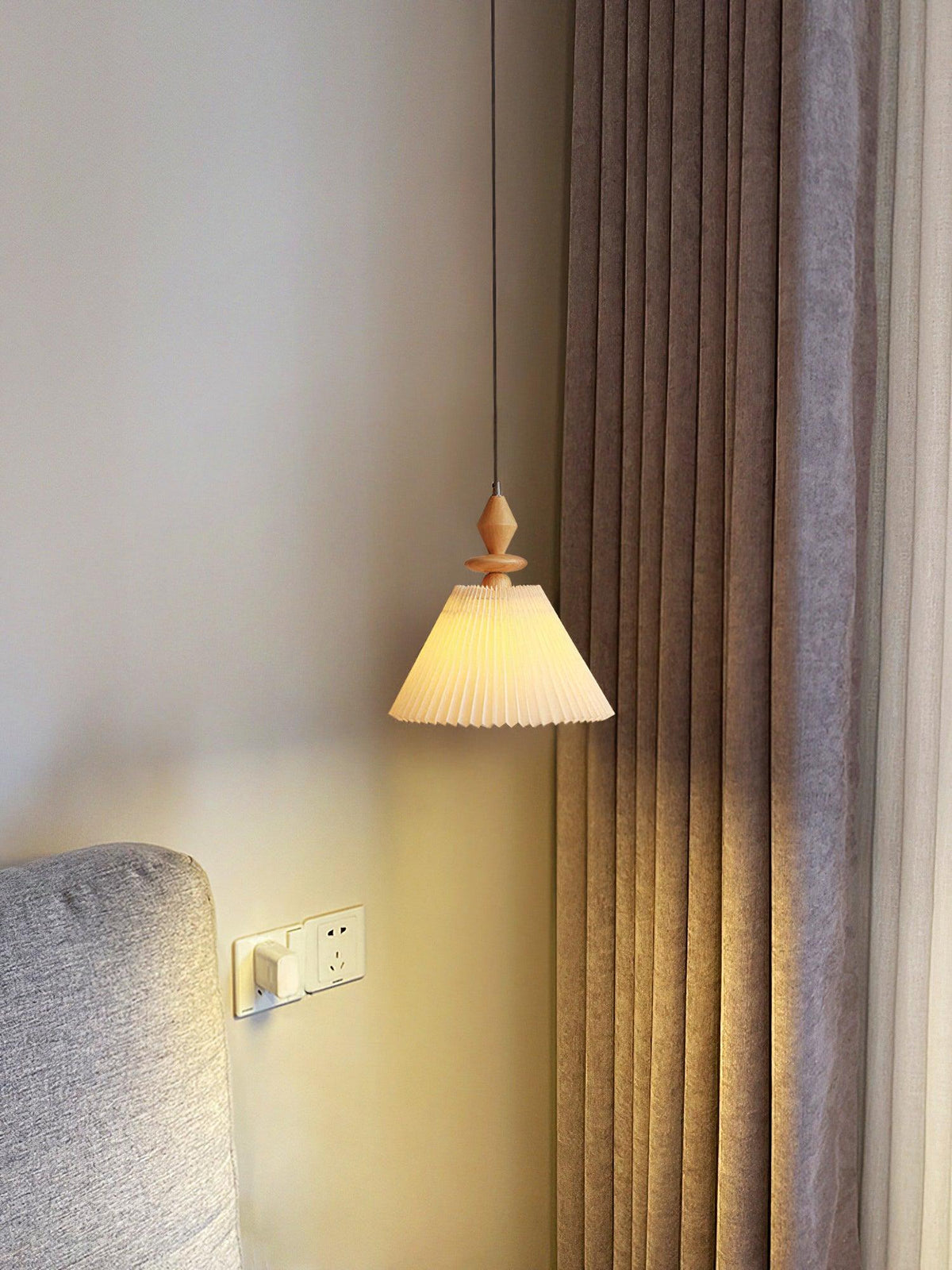 Tardenelis Fabric Pendant Light-Moonnatur