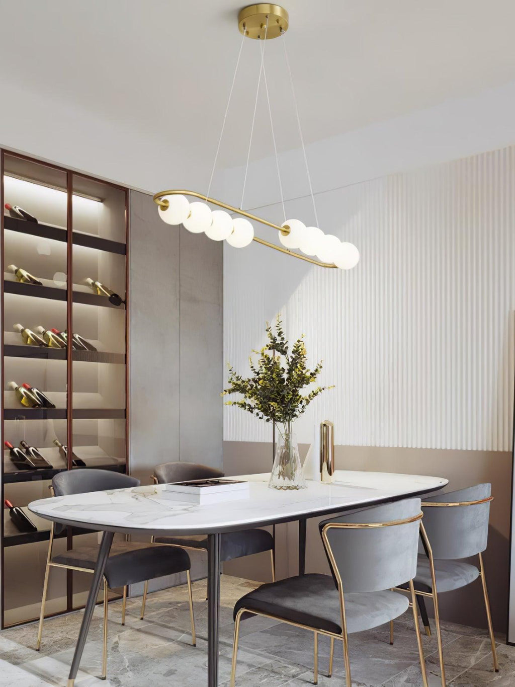 Garrowara Brass Pendant Light-Moonnatur