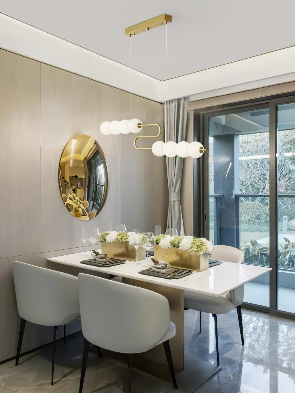Garrowara Brass Pendant Light-Moonnatur