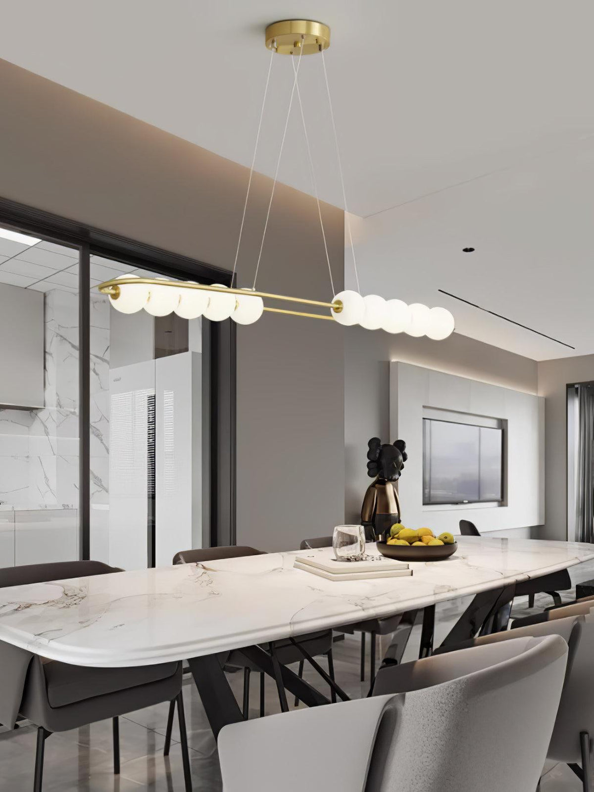 Garrowara Brass Pendant Light-Moonnatur