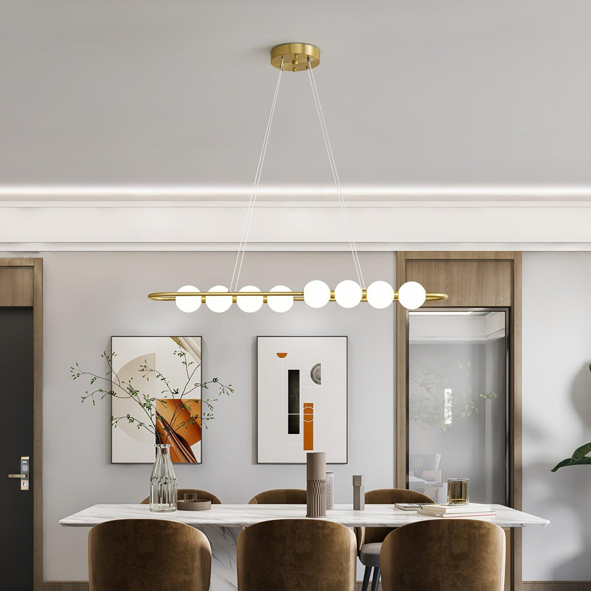 Garrowara Brass Pendant Light-Moonnatur