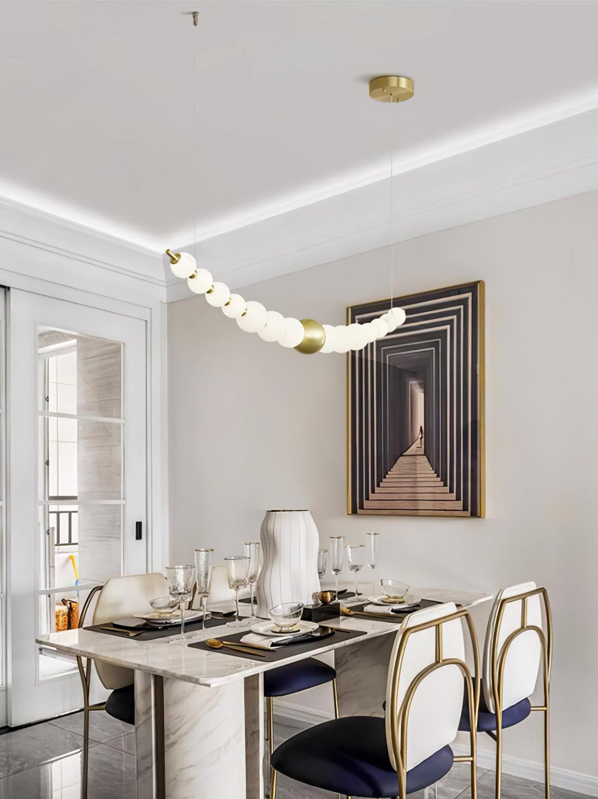 Garrowara Brass Pendant Light-Moonnatur