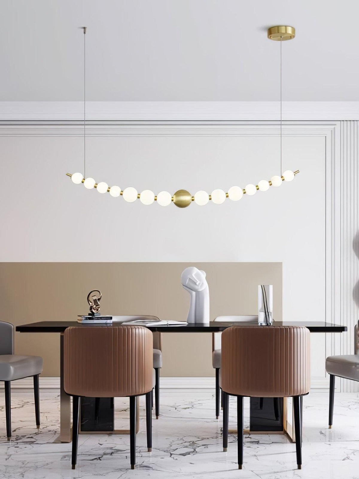 Garrowara Brass Pendant Light-Moonnatur