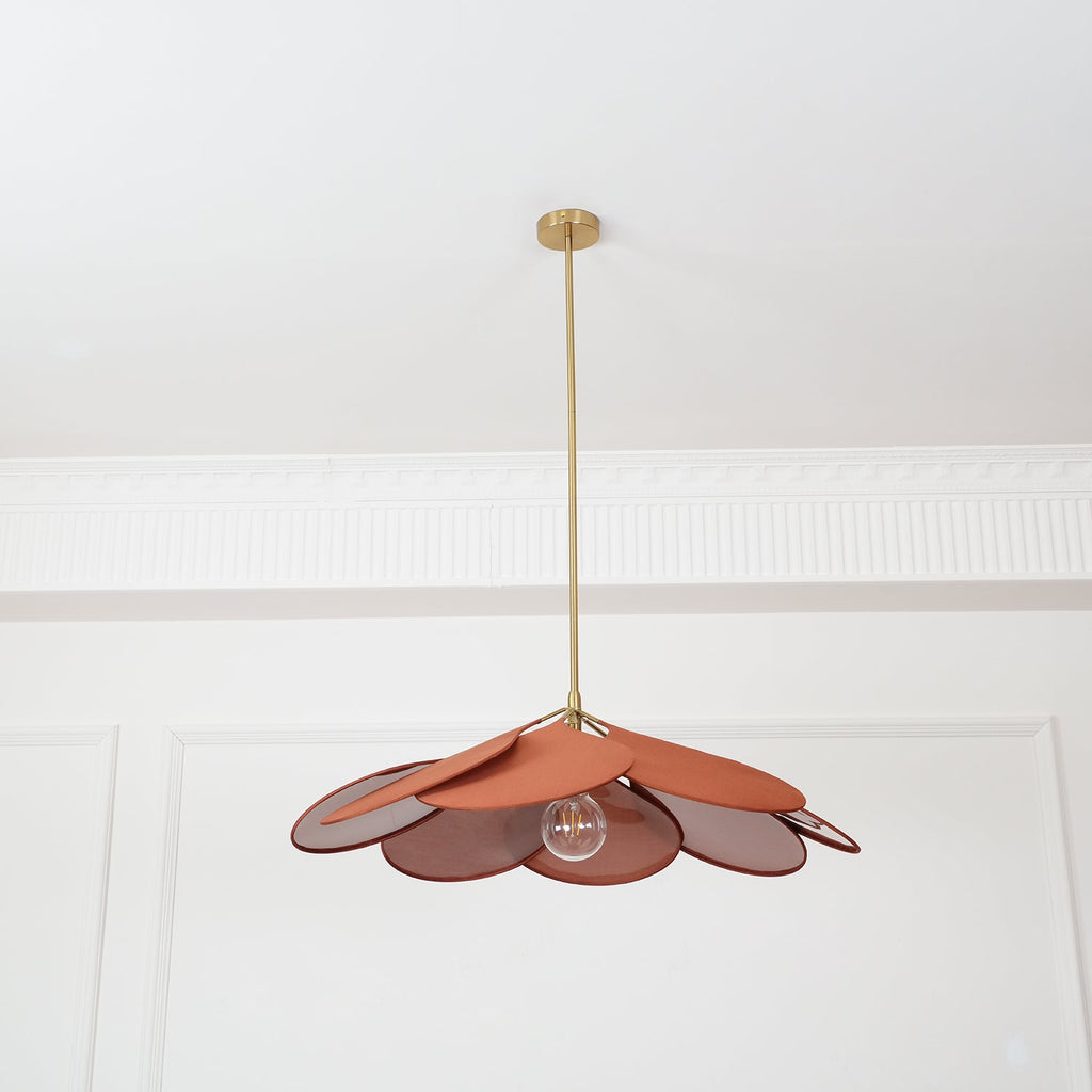 Mavelle Fabric Pendant Lamp-Moonnatur
