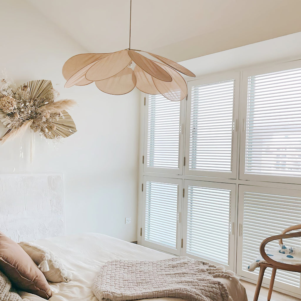 Mavelle Fabric Pendant Lamp-Moonnatur