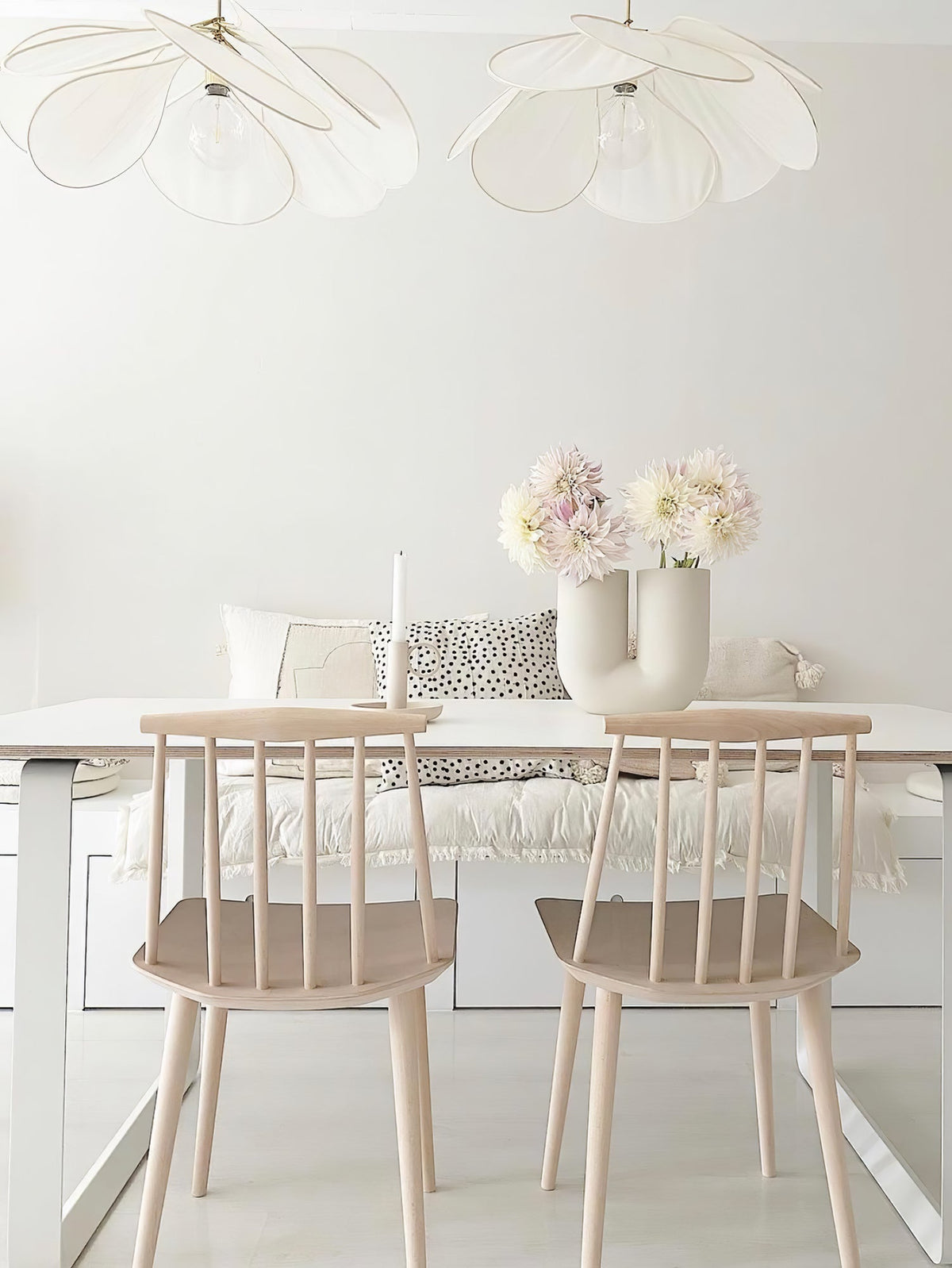 Mavelle Fabric Pendant Lamp-Moonnatur