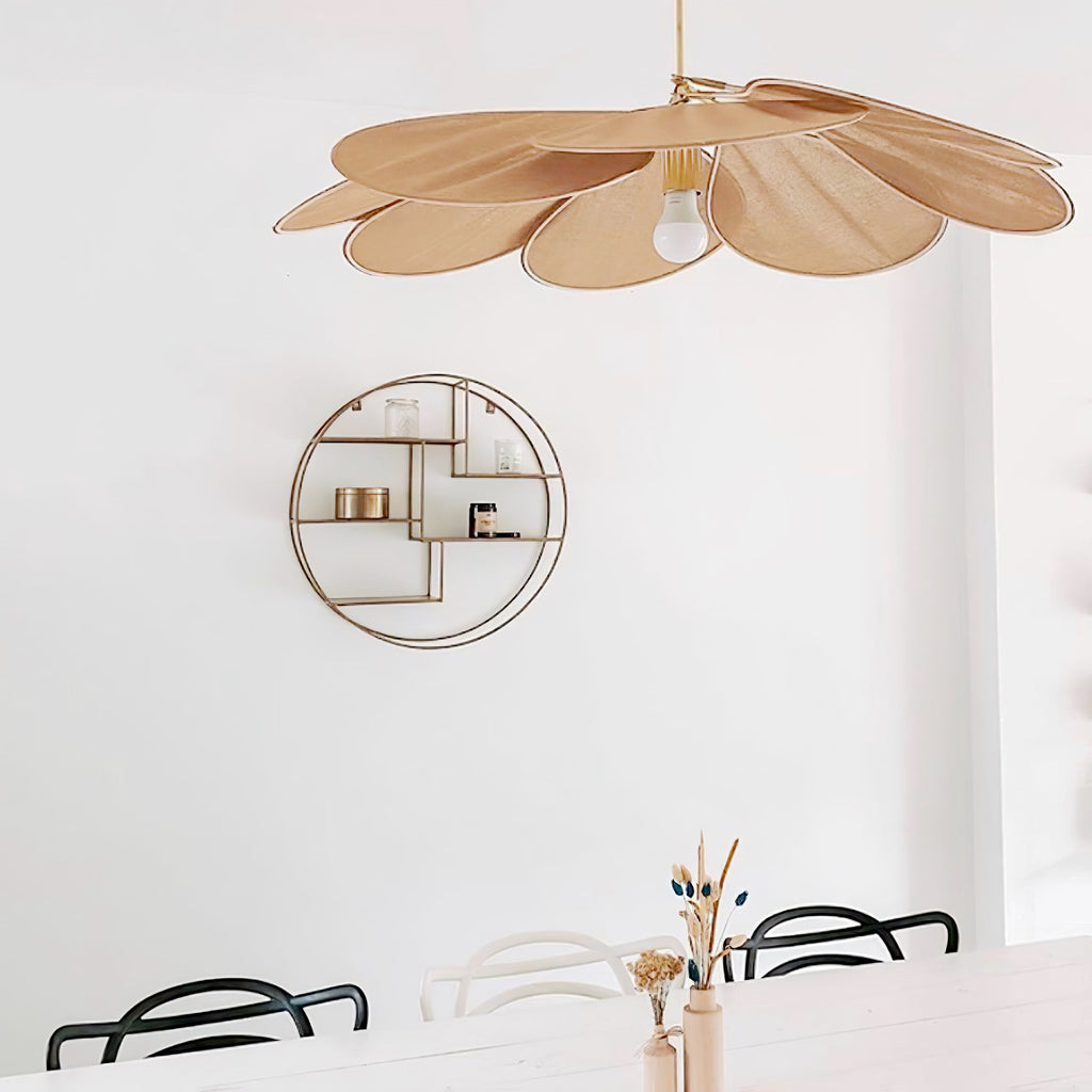Mavelle Fabric Pendant Lamp-Moonnatur