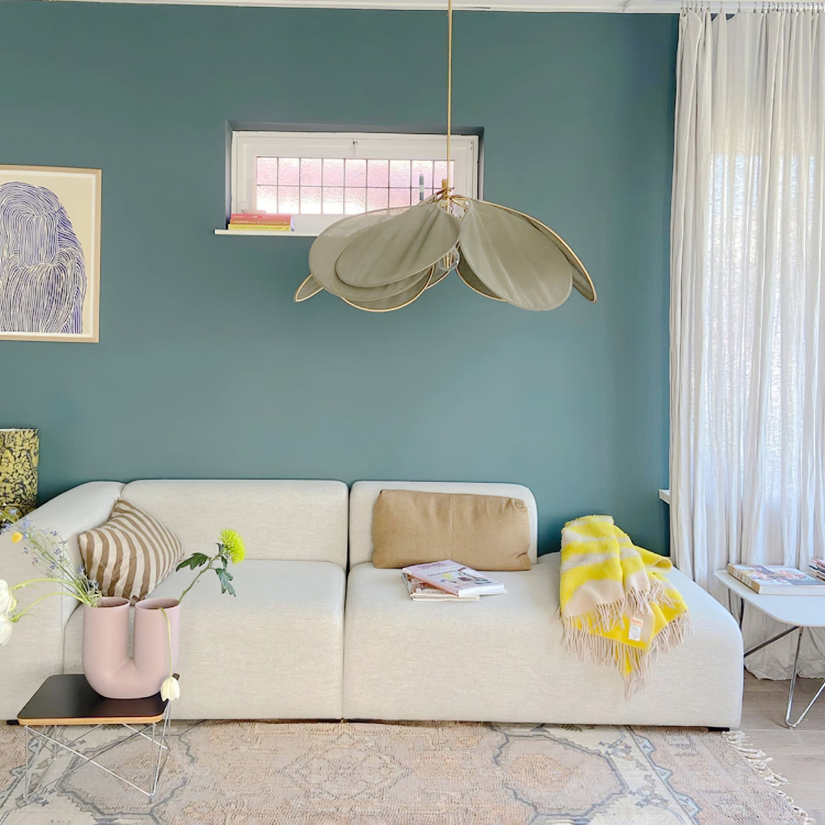 Mavelle Fabric Pendant Lamp-Moonnatur