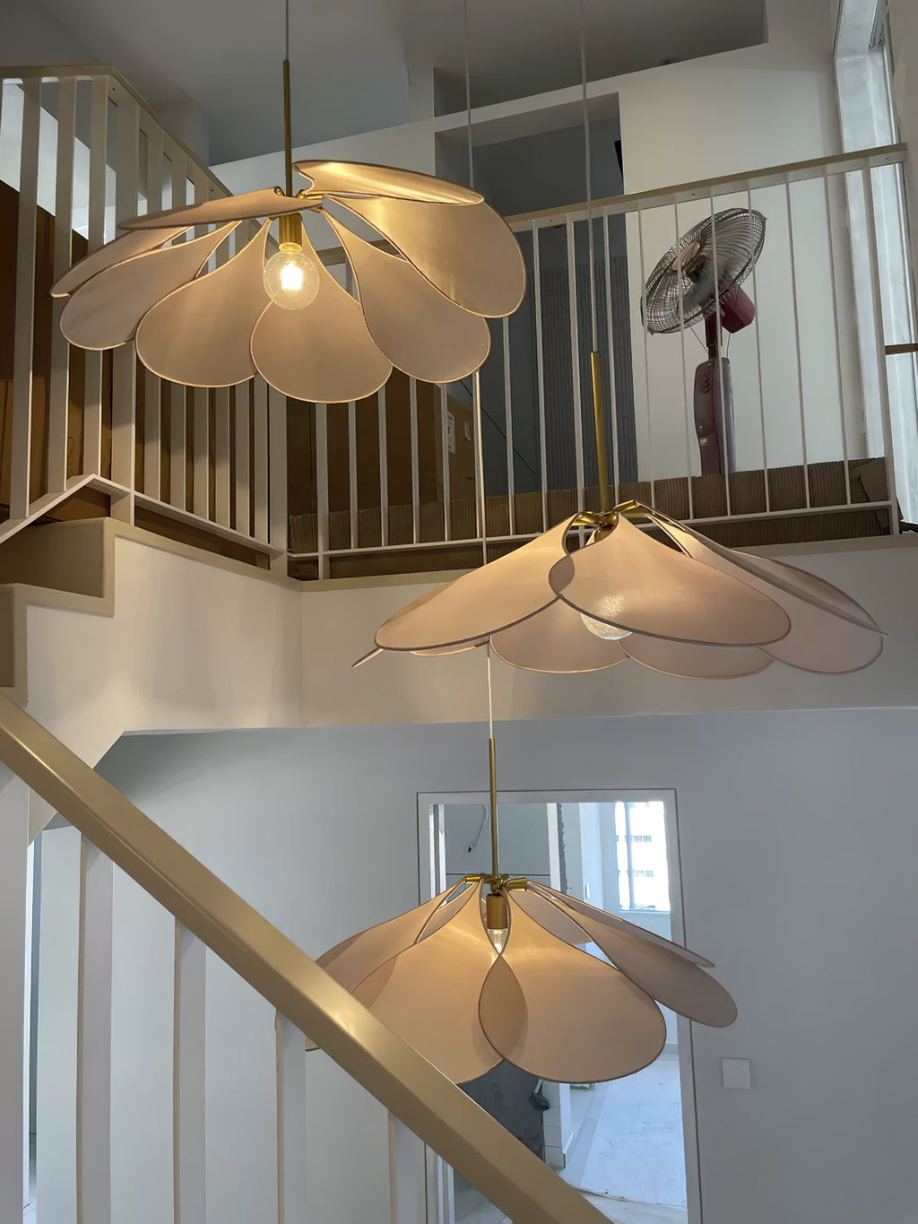 Mavelle Fabric Pendant Lamp-Moonnatur
