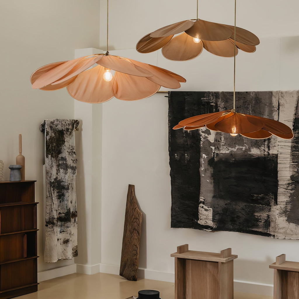 Mavelle Fabric Pendant Lamp-Moonnatur