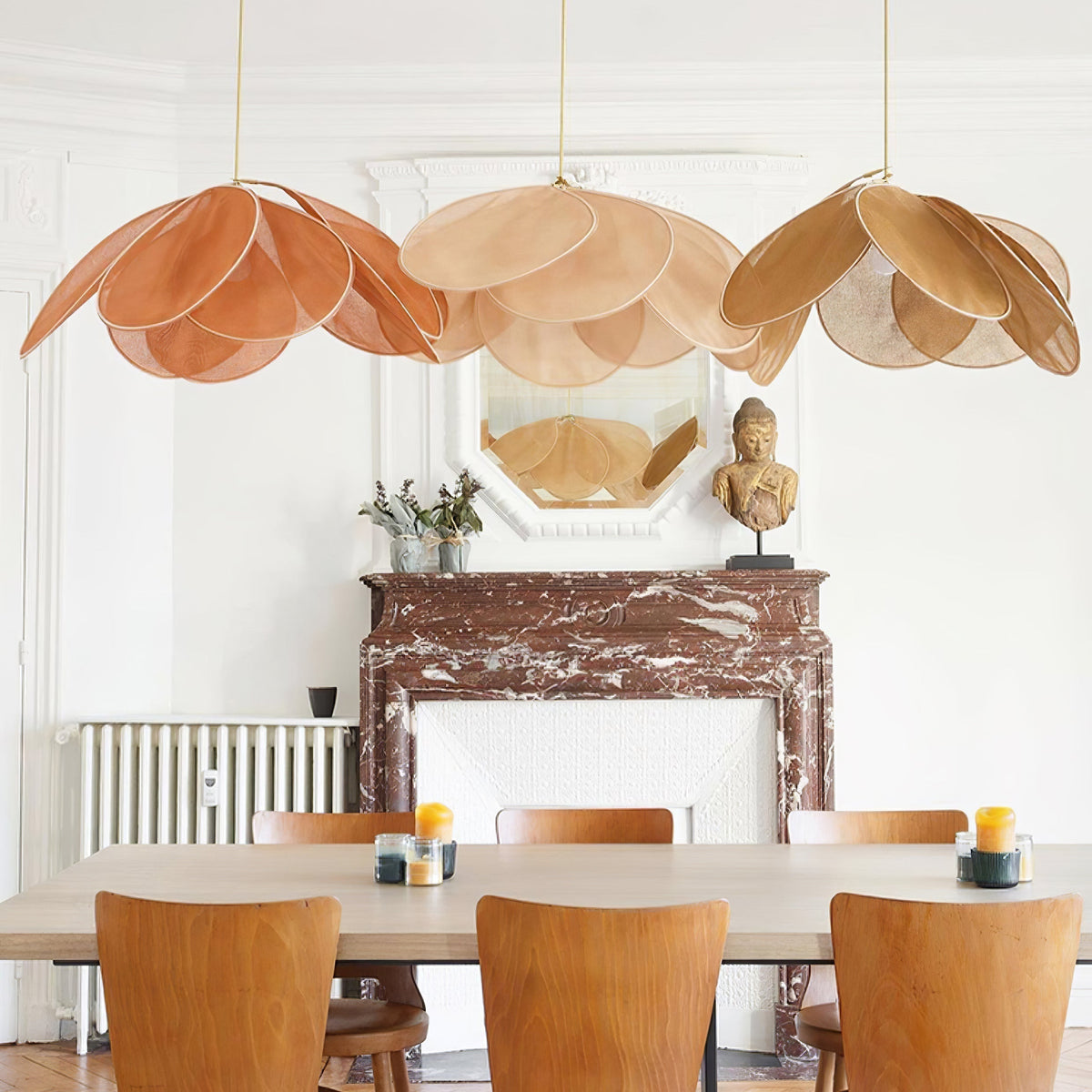 Mavelle Fabric Pendant Lamp-Moonnatur