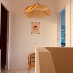 Mavelle Fabric Pendant Lamp-Moonnatur