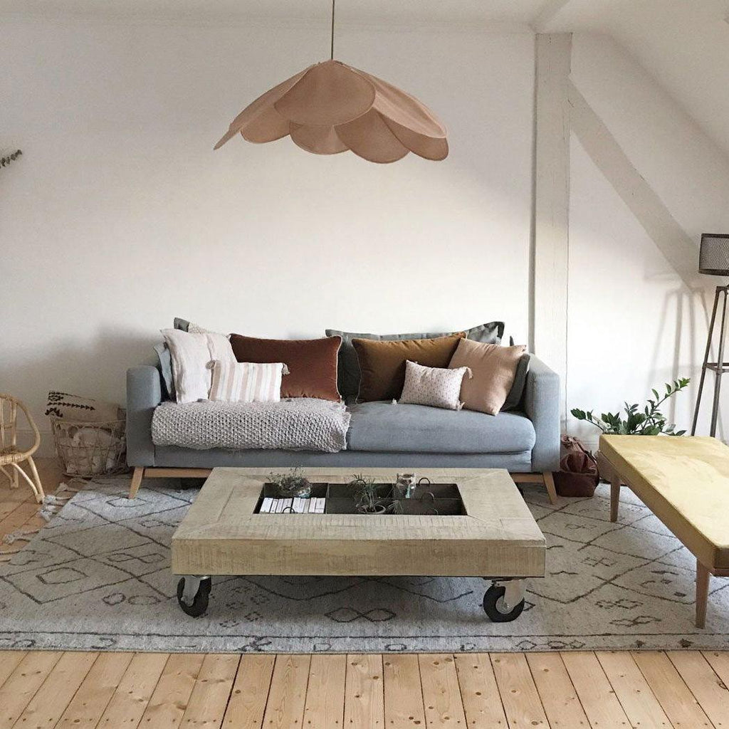 Mavelle Fabric Pendant Lamp-Moonnatur