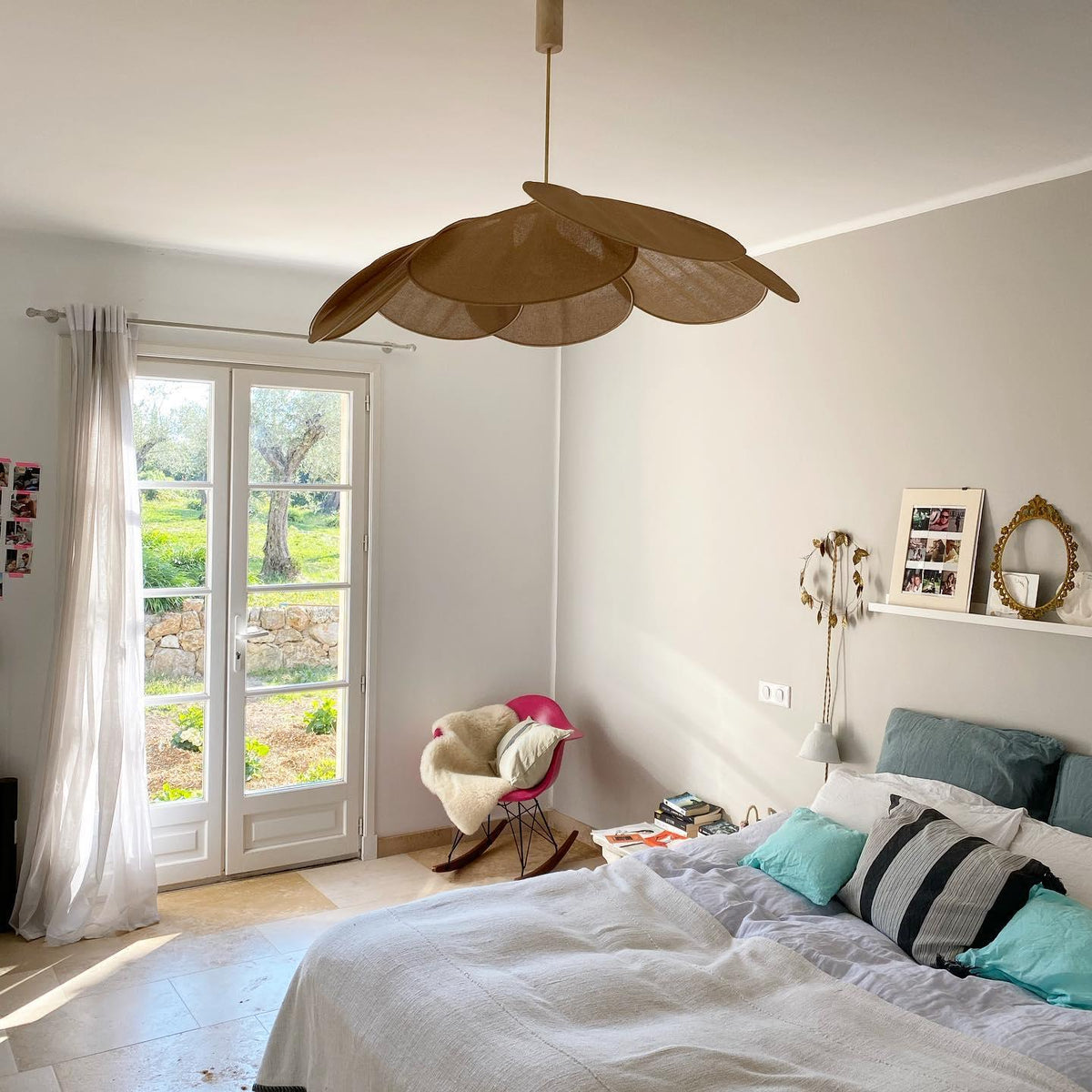 Mavelle Fabric Pendant Lamp-Moonnatur