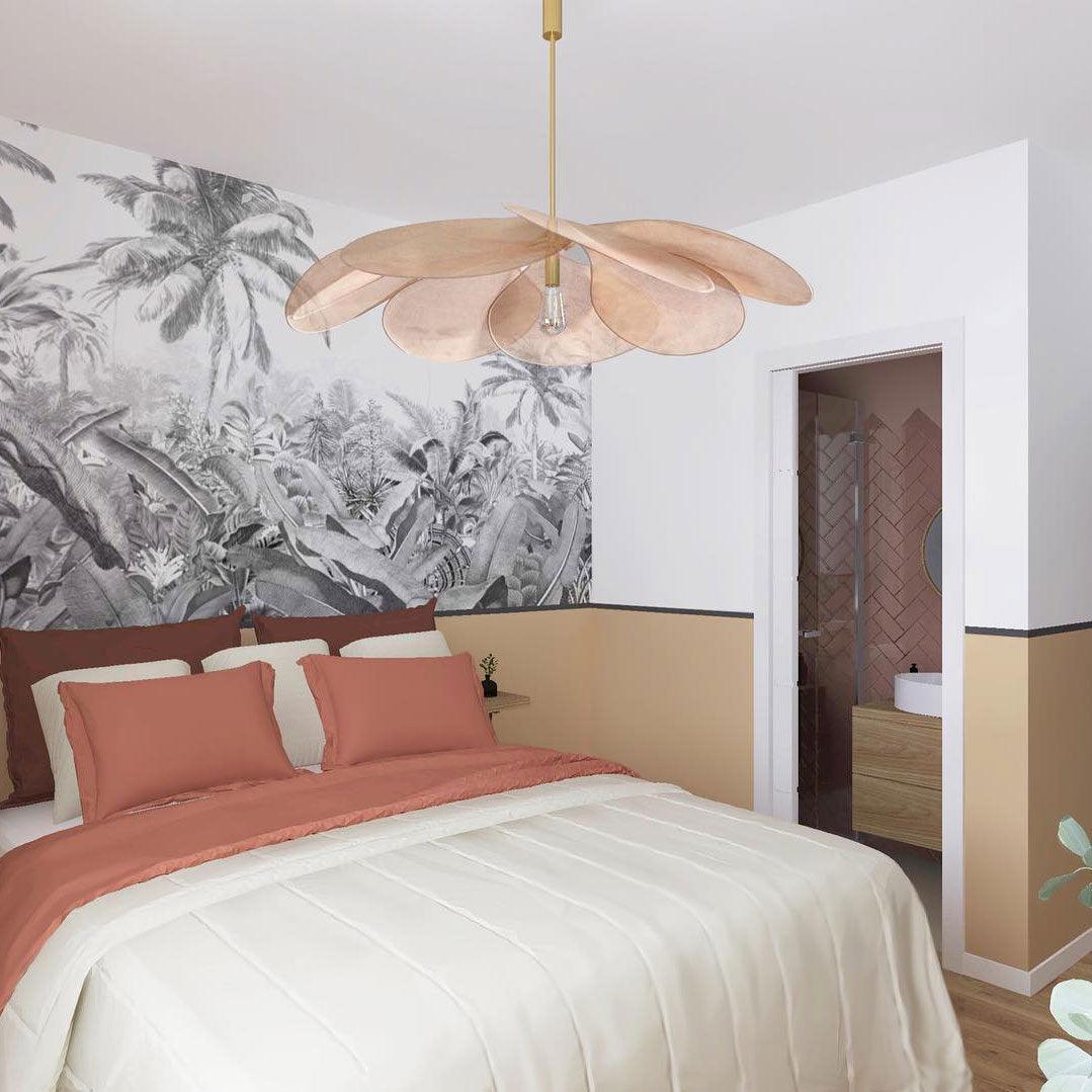 Mavelle Fabric Pendant Lamp-Moonnatur
