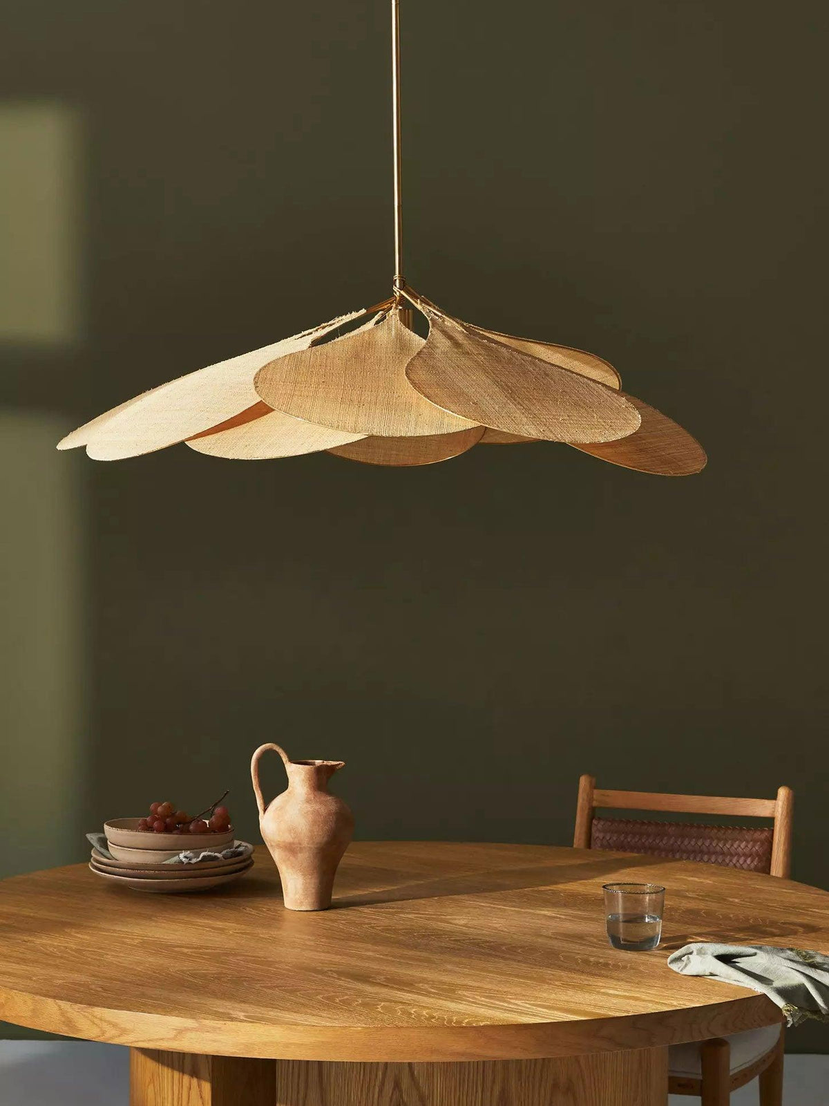 Mavelle Fabric Pendant Lamp-Moonnatur
