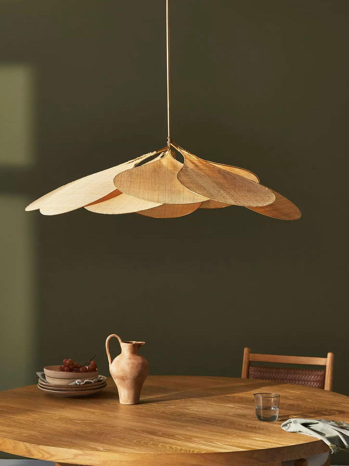 Mavelle Fabric Pendant Lamp-Moonnatur