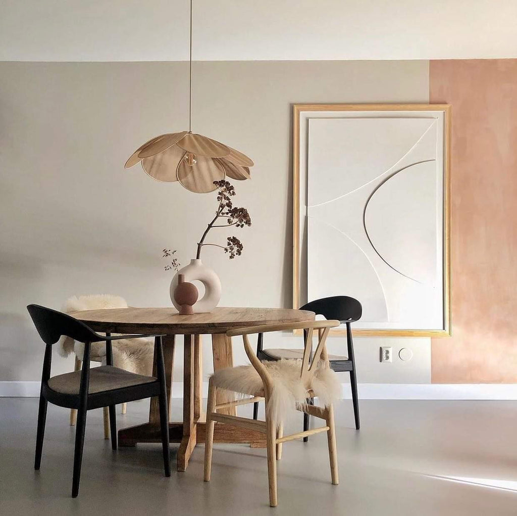 Mavelle Fabric Pendant Lamp-Moonnatur