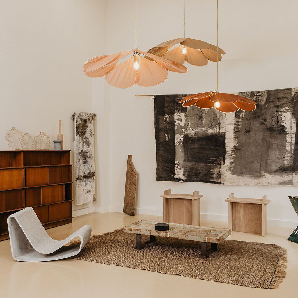 Mavelle Fabric Pendant Lamp-Moonnatur