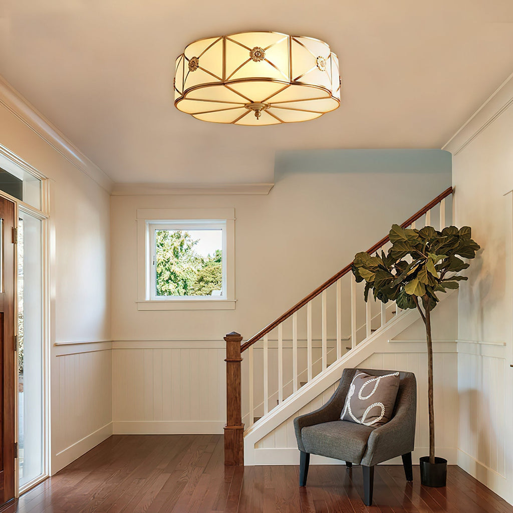 Ismara Glass Ceiling Light-Moonnatur