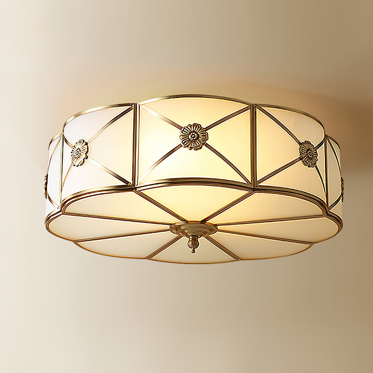 Ismara Glass Ceiling Light-Moonnatur