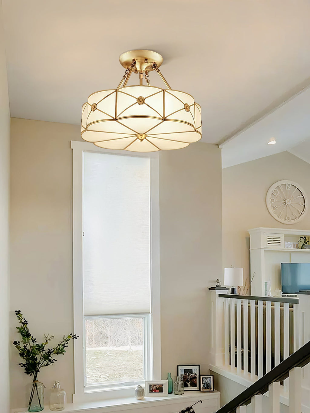 Ismara Glass Ceiling Light-Moonnatur