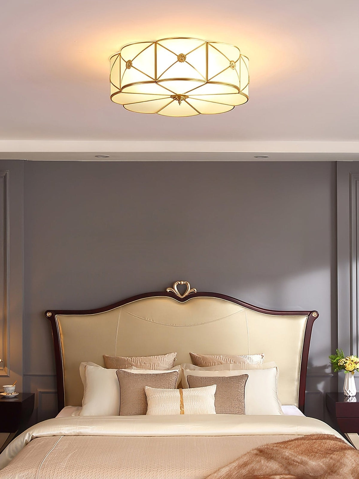 Ismara Glass Ceiling Light-Moonnatur