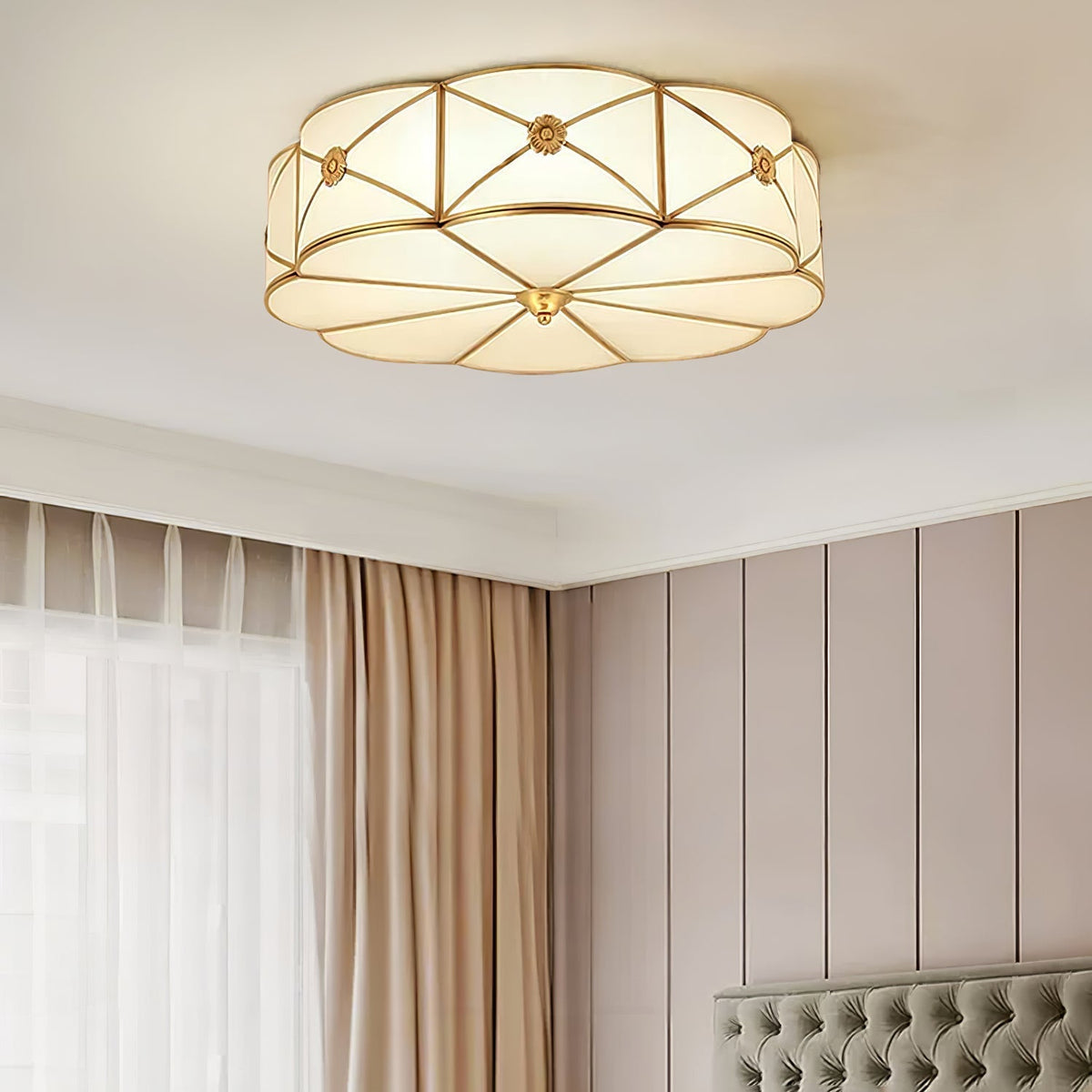 Ismara Glass Ceiling Light-Moonnatur
