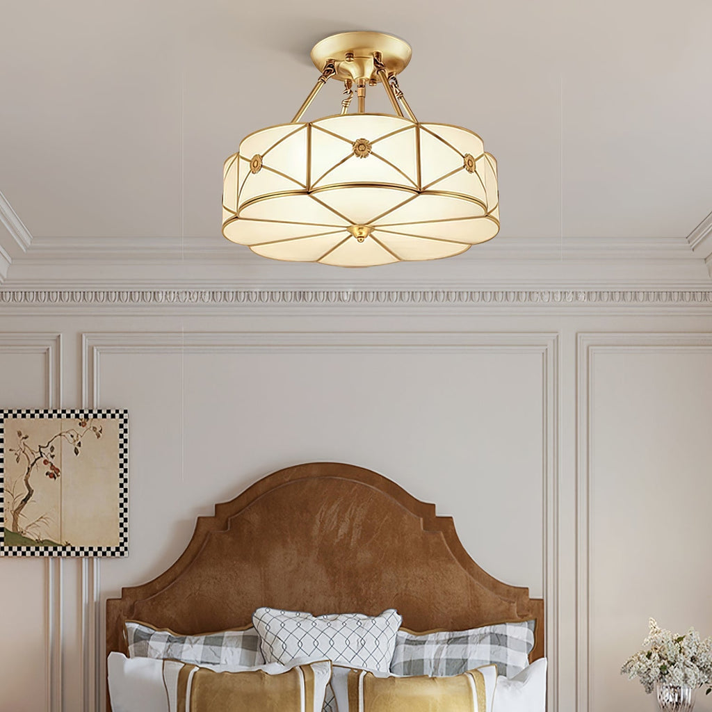 Ismara Glass Ceiling Light-Moonnatur
