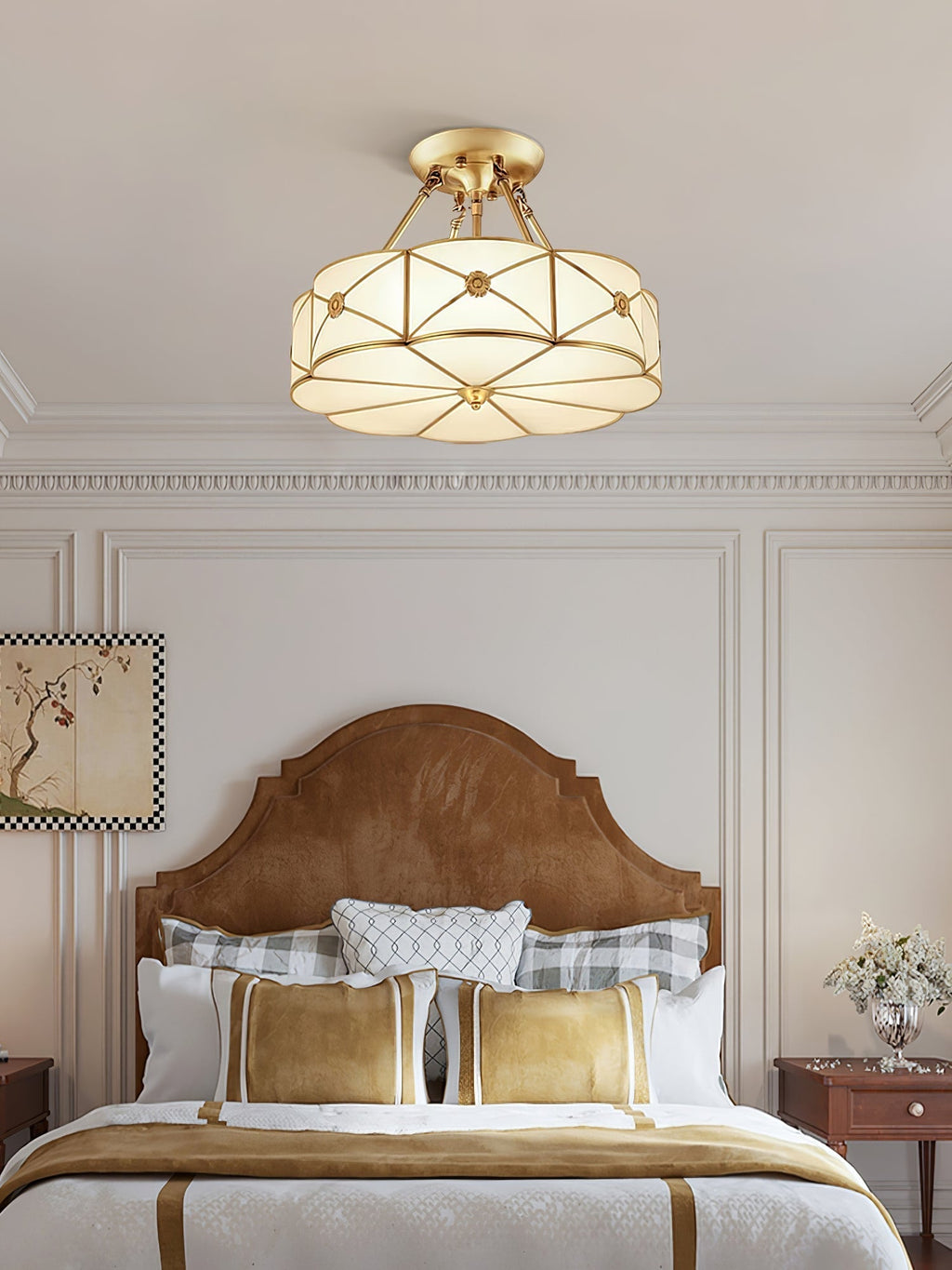 Ismara Glass Ceiling Light-Moonnatur