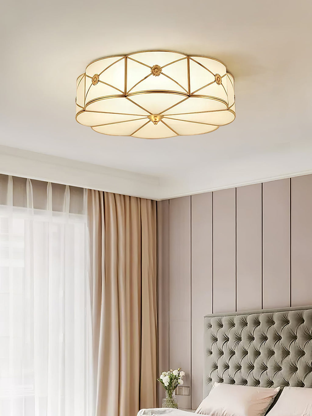 Ismara Glass Ceiling Light-Moonnatur